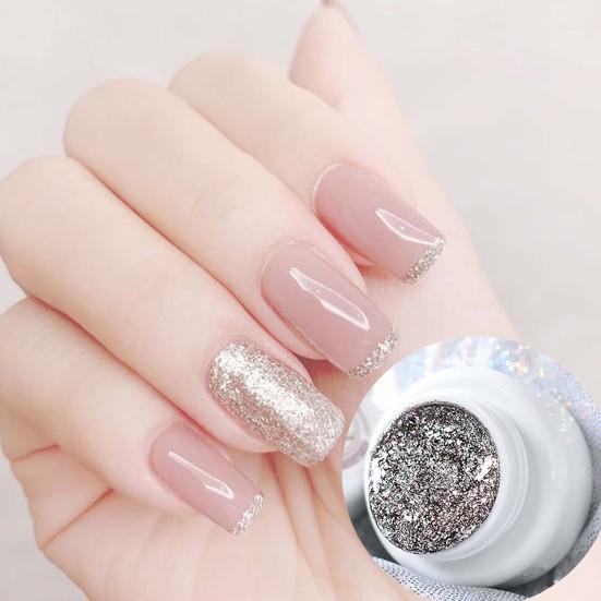 3ml Nail Platinum Gel High Density Ultra Bright Translucent Flash DIY Manicure Drawing Gel for Female