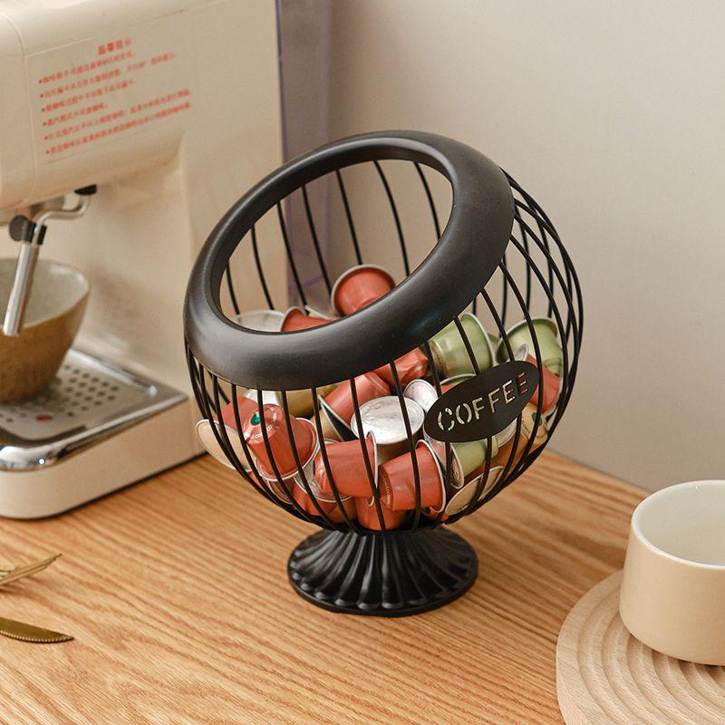 

Железная корзина для фруктов, корзина для хранения закусок, украшение для настольного чайного столика, поднос для хранения конфет