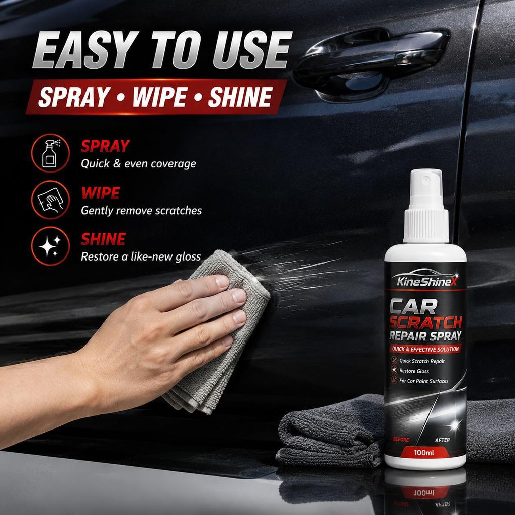 100ml Car Scratch Repair Spray, Paint Scratch Maintenance Repair Paint Polishing Seamless Repair