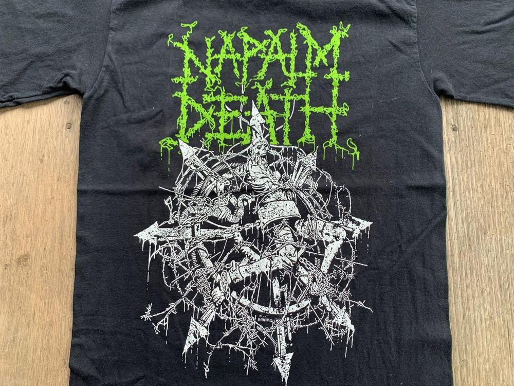 Napalm Death Band Black T-Shirt Cotton For Men Women Gift