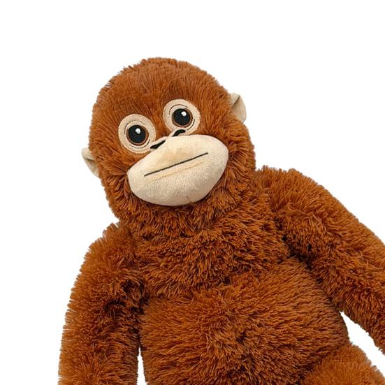 Uzun Kıllı Maymun Peluş Oyuncak Yumuşak Dolgulu Hayvan Sevimli Duygusal Destek Yastığı Rahat Sarılma Arkadaşı Çocuklar Yetişkinler İçin Hediye