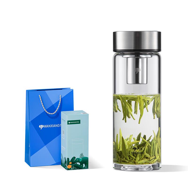 Wanxiang Portable High Borosilicate Glass Tea Infuser Bottle