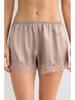 Women's Anti-Exposure Satin Lace Base Layer Shorts - Plus Size, Ice Silk, Summer Thin, Wearable Outdoors