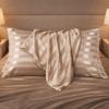 Glossy Jacquard Pillow Cover Envelope Closure Hotel Pillowcase  Bedroom
