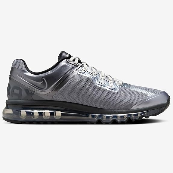 Nike Air Max Metallic Cool Dark Size 2013, Gray/Metallic Gray/Anthracite/Metallic Silver, HQ3481-099, 24.5cm