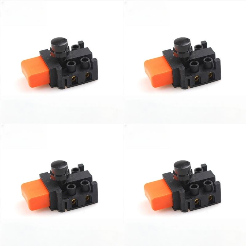 1/4Pcs Ac250V6A Dual Electric Off-Lock Pole Replacement Accessories Chain Trigger Switch Circular Saw Saw Tools For 5900B