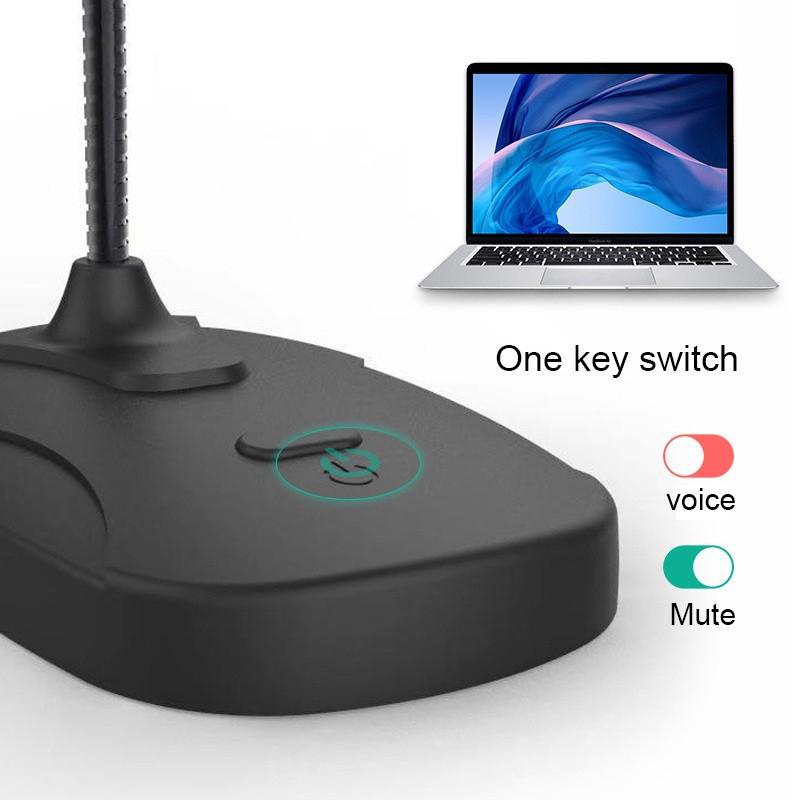 3.5Mm Jack Usb Computer Microphone Hi-Fi For High Fidelity Video Conference Speech Vlog Noise Cancelling Mic Professiona