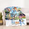 Winter Soccer Fun Customize Text Blanket Gift Personalized Blanket Durable Comfort Suitable for Picnics Couch Bed Seaside Four Seasons Universal