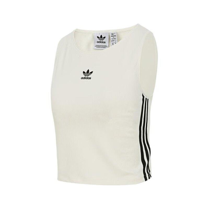 adidas Originals 3 Stripes Sport Vests Women s White KB6418 XL