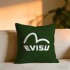Evisufashion Evisu Logo Cushion Cover Cozy Velvet Throw PillowSoft Warm Cushion For Sofa  Bed