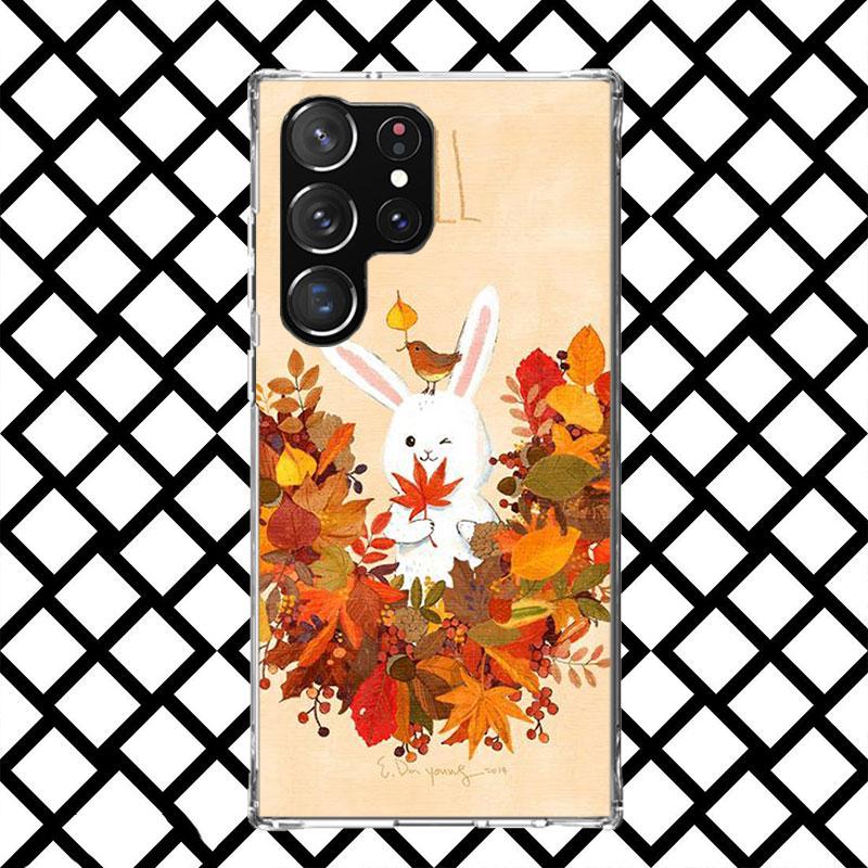 Pumpkin Happy Fall Autumn Phone Case for Samsung Galaxy S26 S25 Edge S24 S23 Ultra S22 Plus S21 FE S20 + Soft Cover Print Fundas
