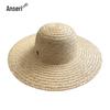 Ansairui Custom Logo Wide Brim Straw Hat