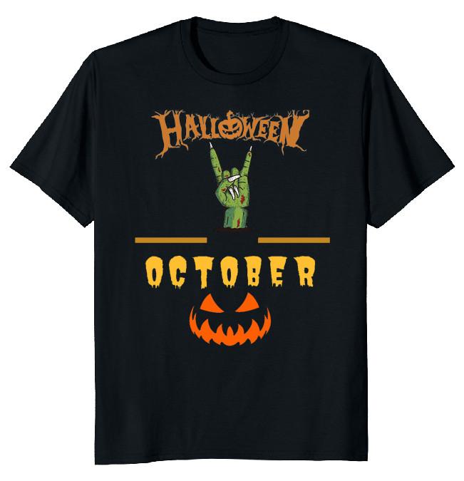 NEW LIMITED Kings Of Halloween Autumn Funny Novelty Tee XXL