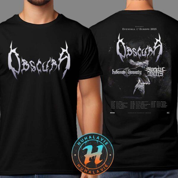 Obscura A Sonication World Tour 2025 For South And Eastern Europe Dates Shirt Unisex T-Shirt XL