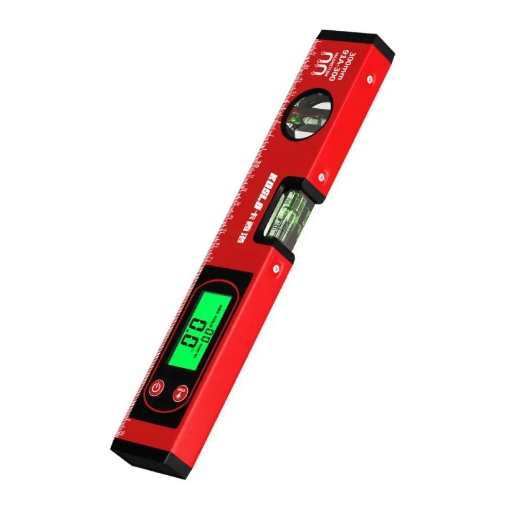 

LED Display Digital Protractor 0-90° Range 30-100cm Length Electronic Inclinometer High Precision