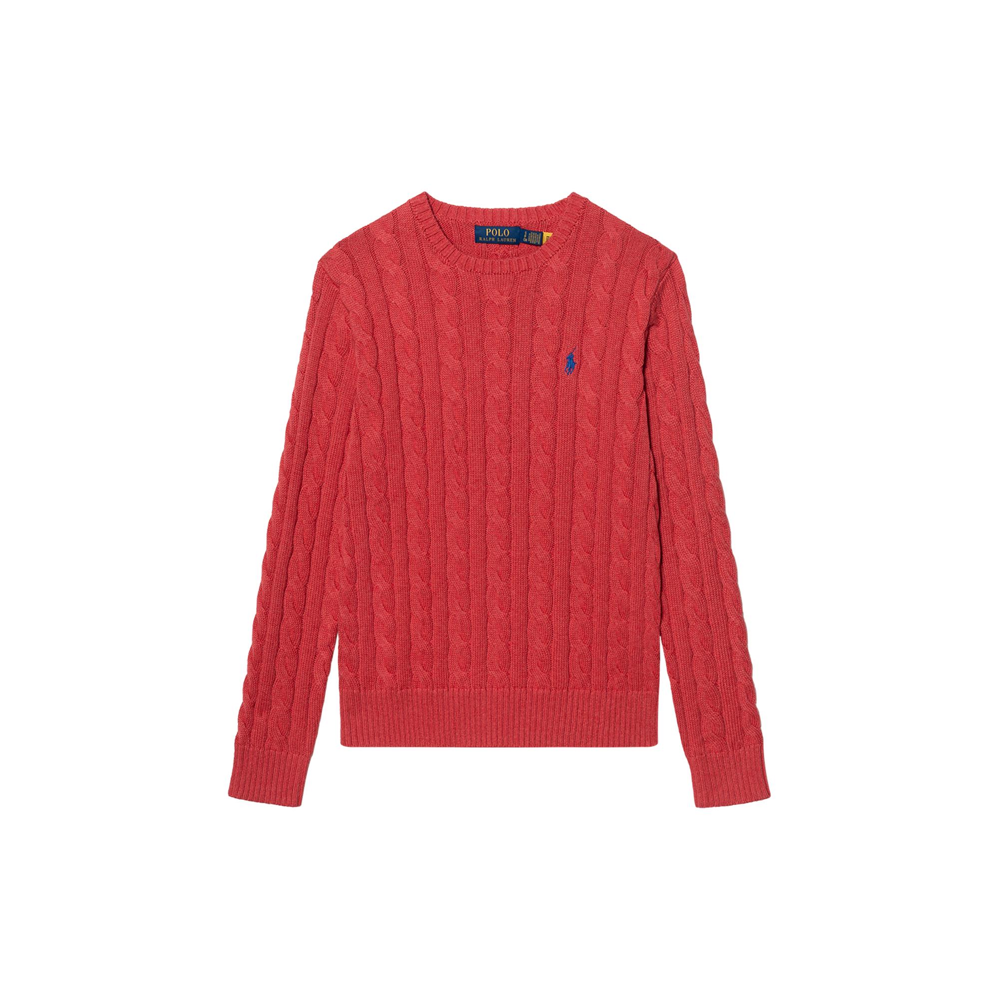 Мужской хлопковый свитер Polo Ralph Lauren с косами MNPOSWE16822348-620 L