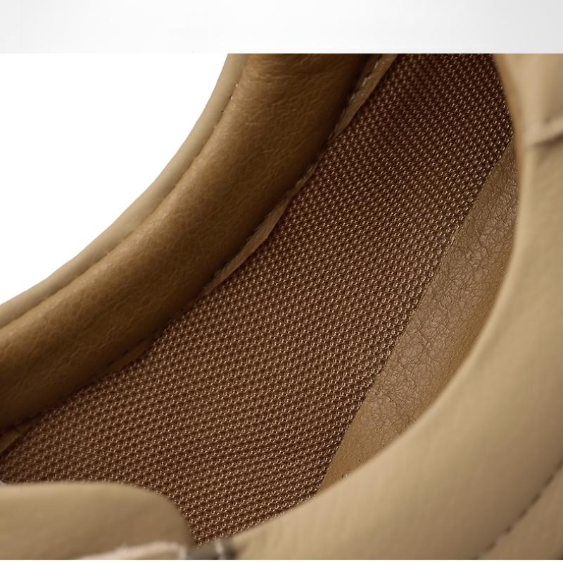Men's Sneakers Thick Sole Walking Shoes Male Fashion Casual Footwear Solid Color Board Shoe