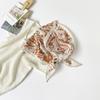 Leopard Print Silk Scarf Cotton Silk Scarf Triangle Scarf With Shirt Tie Neck Scarf High-End Shawl Triangle Scarf Belt Women