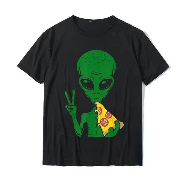 Funny UFO Alien Tshirts Unisex Heel Home Unisex Tshirt Fashion Graphic Adult Clothing Shirt Harajuku Casual Street Tops Ropa Mujer