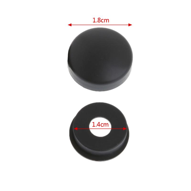 8 Pcs/Set Universal ABS Chrome License Plate Frame Screw Nut Caps+Bolt Cover Set For Car Truck