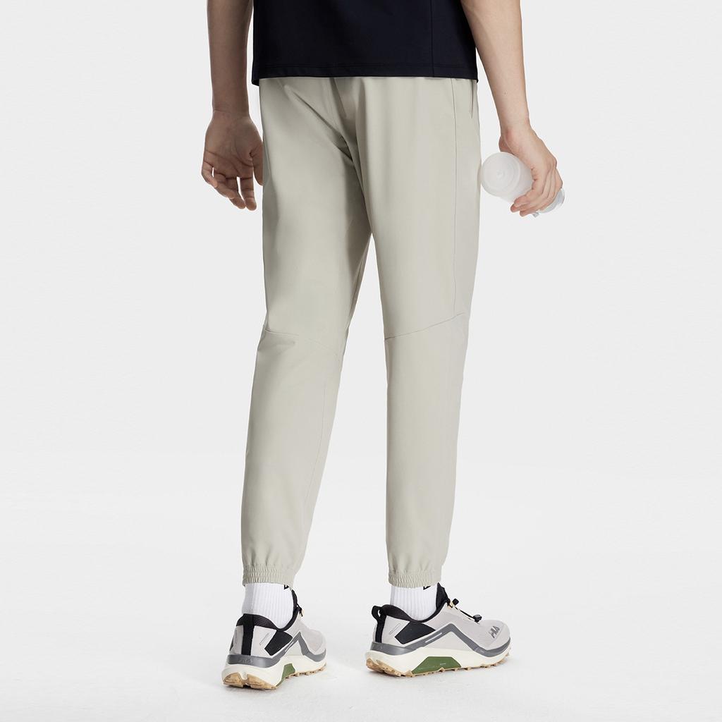 Fila 2023 Autumn New Knit Long Pants Fashion Slim Fit Tapered Sports Pants Men Bottoms Light-Industrial-Brown A11M341805F-BG