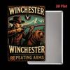 Metal Poster Winchester Wall Art Vintage Tin Sign 8x12 Inch for Bar Home Decor