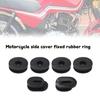 6Pcs/12pcs Gasket Motorcycle Fairing Side Cover Grommets for GS125 Replacement Side Panel Fairing Washer Spacer Black