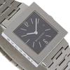 BVLGARI Quadlard Watches SQ29SSD blackDial Stainless Steel Quartz Analog display unisex Used