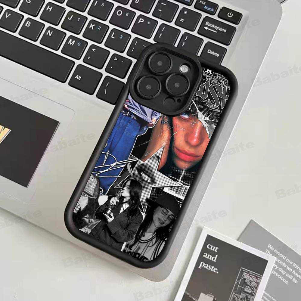 Pop Singer B-Billie Phone Case For IPhone 17 16 15 14 13 12 11 Pro Max 16E Plus INS Soft Cover