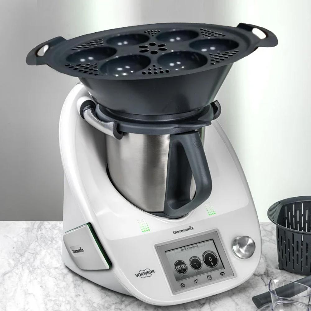 6 In1 Egg Boiler For Thermomix TM5 TM6 TM31 Eggs Poachers Eggs Cooker Tool Eggs Steamer Mold Kitchen Baking Mould Cooking Utens