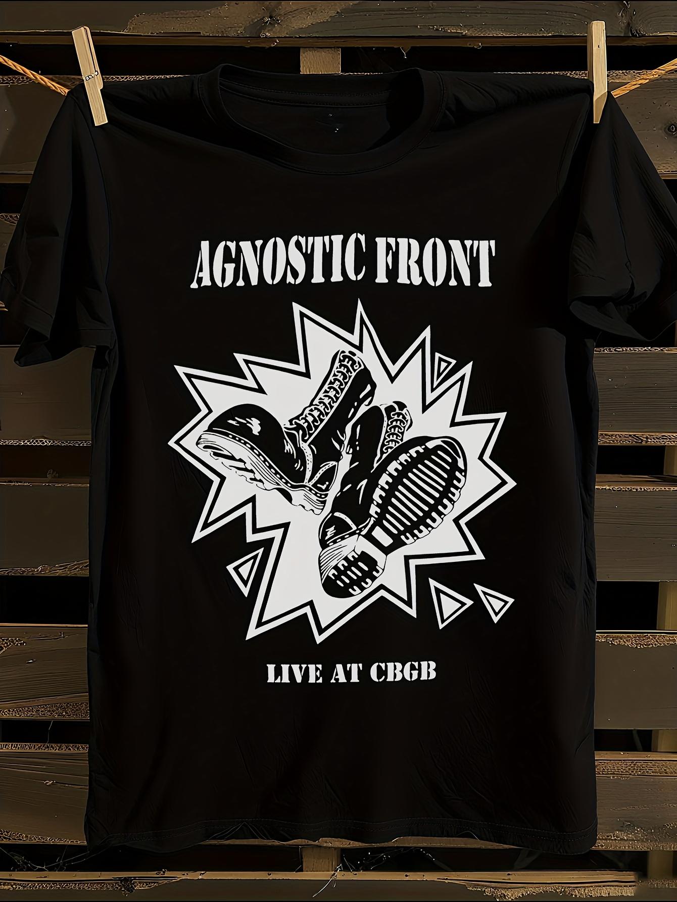AGNOSTIC FRONT Live at CBGB s Punk Tshirt S