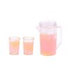 1Set 1/12 Scale Dollhouse Miniature Food Fruit Juice Milk Jug Kettle With Cup Play Model Ornament Doll House Decorative Toys