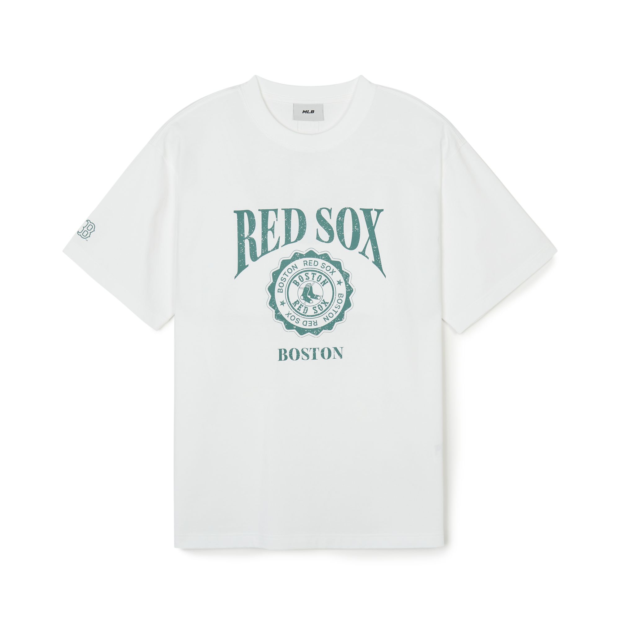 

New MLB Drop Shoulder Sleeve T Shirt Unisex White 3ATSN0243-43WHS L