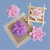 Lotus Camellia Decoration Silicone Mold Epoxy Resin DIY Ornaments Making HX6C