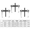 Reliable Bearing Removal Tool Long Service  Bearing Extractors Smooth Operate Puller not  Slip Handle Puller for Mechanics