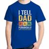 I Tell Dad Jokes Periodically Fathers Day Fashion Graphic T Shirts Summer Cotton Short Sleeve Tshirts Tees Tops Print T Shirt