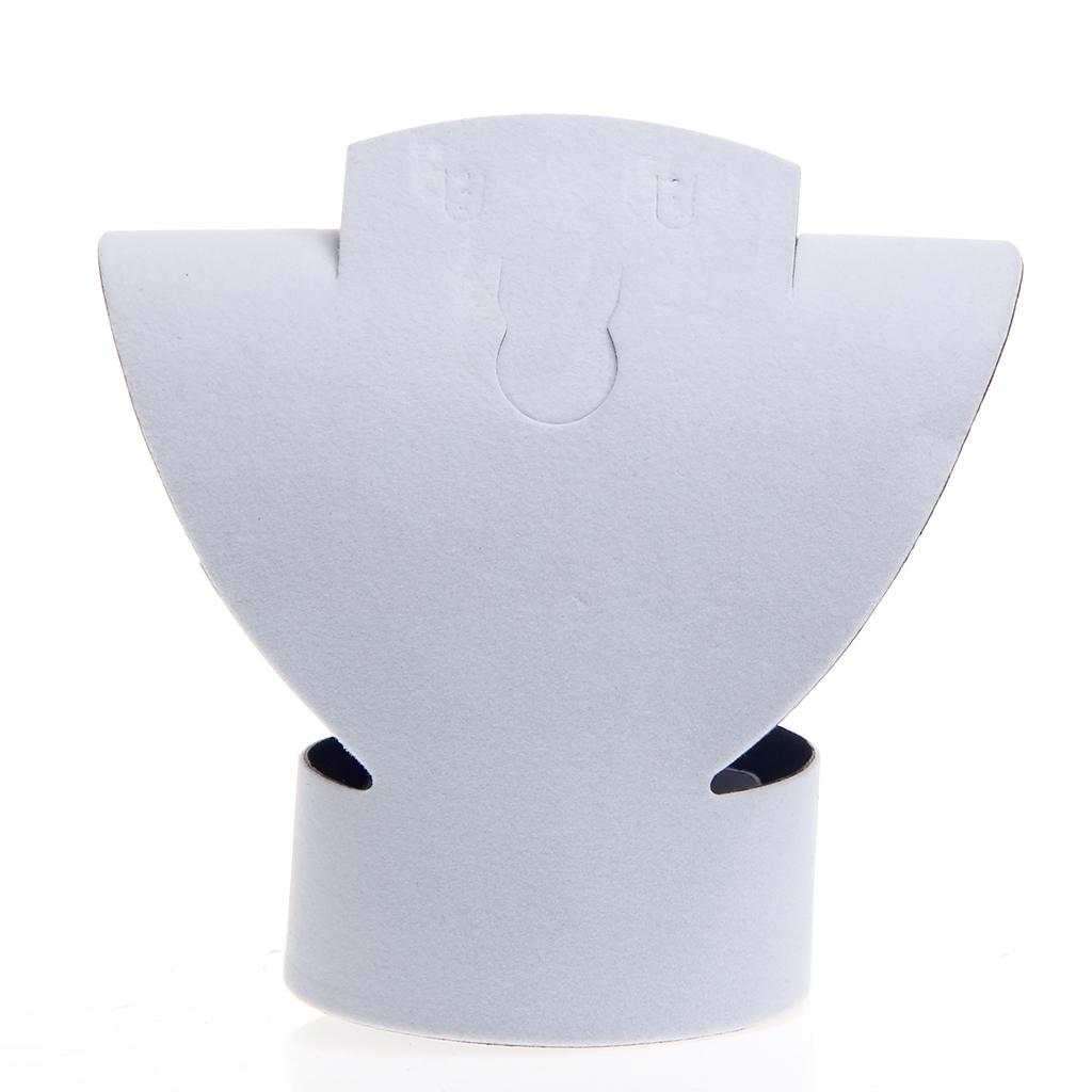 Černý Bílý Sametový Stojan na Náušnice Přívěsek Organizér na Šperky Stojanový Držák na Náhrdelník Stojan pro Výlohu