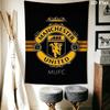 Man Utd E Wall Hanging Printed Fabric Blanket Decorative Tapestries for Bedroom Living Room Home Decor