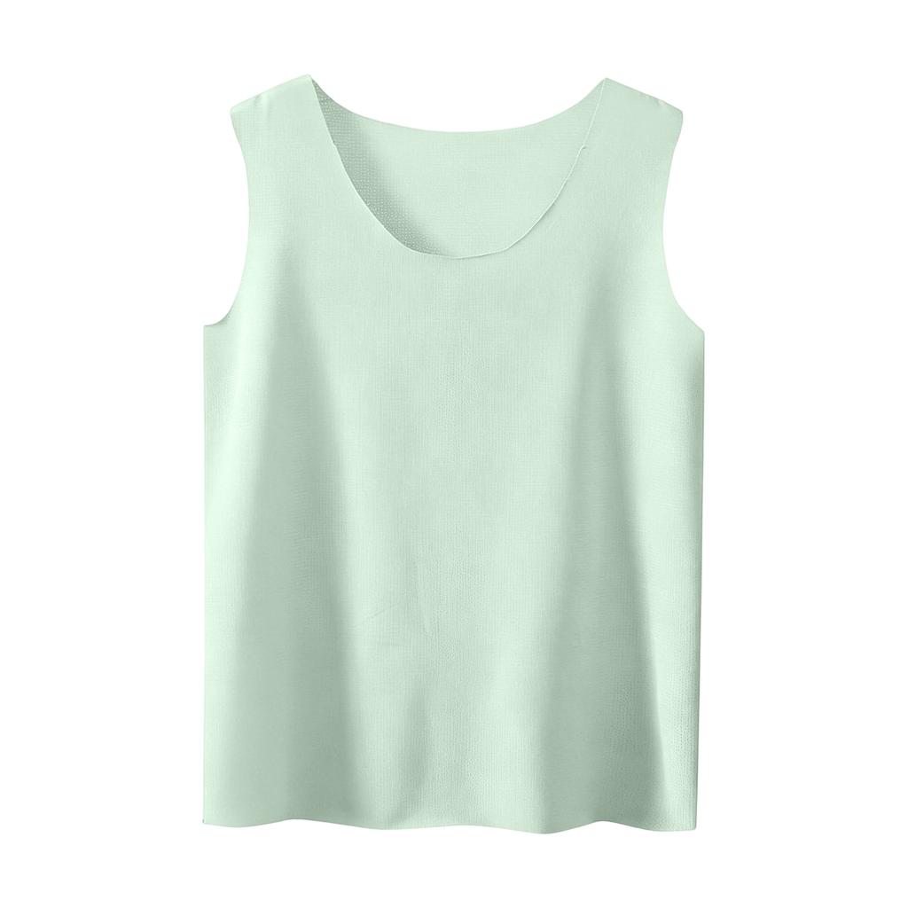 Girls' Mesh Tank Top - Ice Silk Breathable Sleeveless Tee