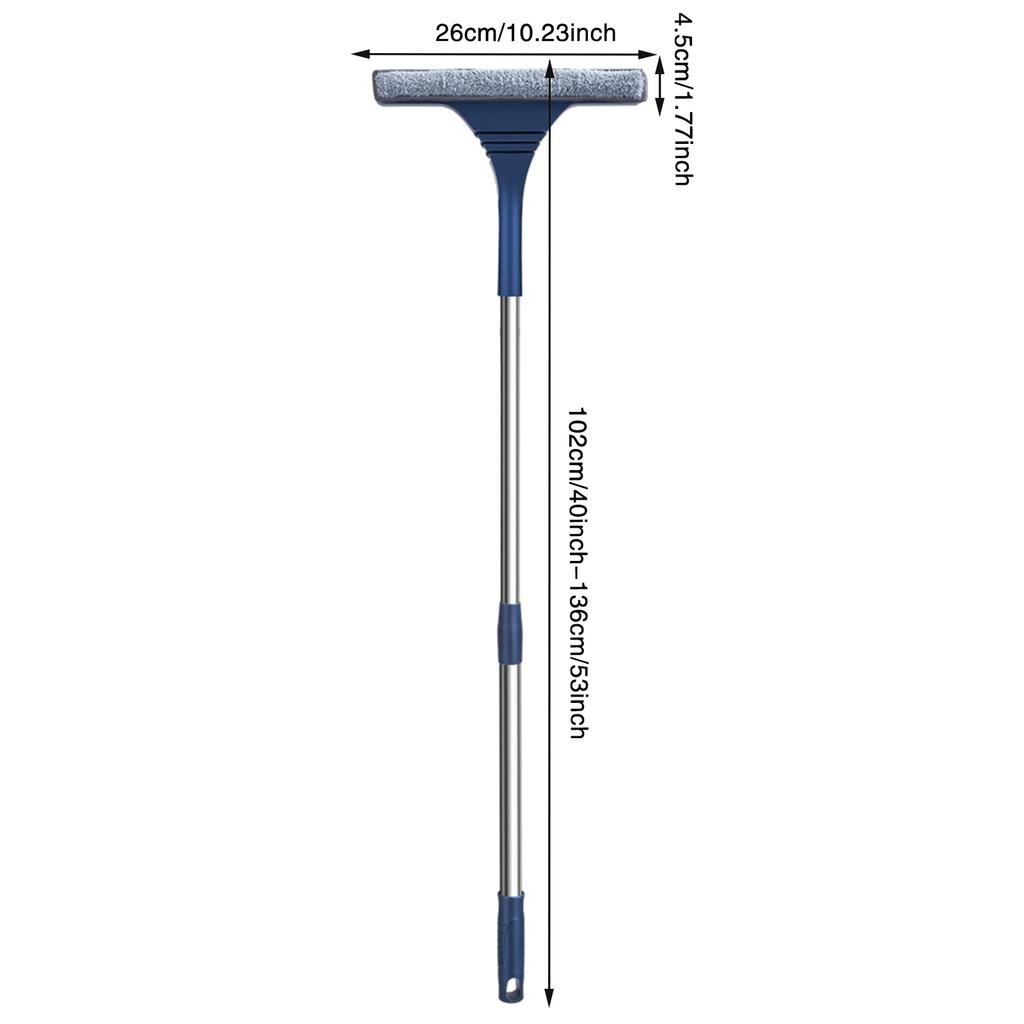 Lightweight Floor Squeegee Broom Anti-slip Soft Rubber Glass Scraper Tool for Tile Kitchen Bathroom Glass Toilet
