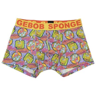 Spongebob Squarepants Bubble Print Boxer Briefs Men's (Size L)