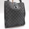 GG Canvas 110292 One Semi Shoulder Bag Handbag Single-Strap Crossbody Leather Black
