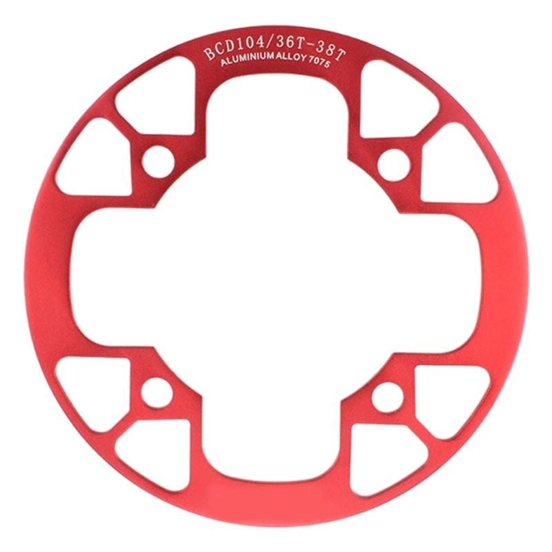 Mountain Bike Chainwheel Guard Cover Aluminum Alloy Bicycles Chainring Guard Bike Crankset Protector Easy To Use