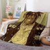 HD Juice WRLD 999 3D Legende Rapper Star Weiche Plüschdecke, Flanell-Überwurfdecke für Wohnzimmer Schlafzimmer Picknick Bett Sofa Abdeckung