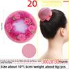 Children's Flower-style Colorful Hair Net Art Examination Dancing Net Bag Children's Hair Bun and Head Flower