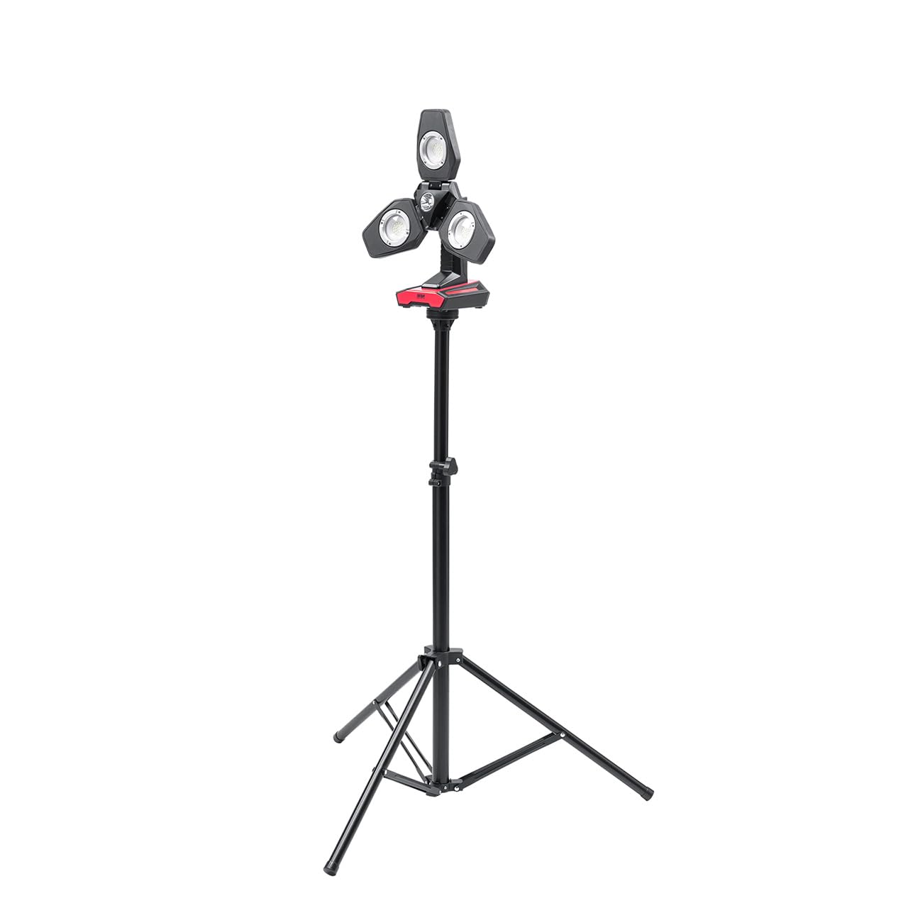 

Sanwa Direct 800-LED092BK LED Floodlight with Stand, 3500 Lumens, High Brightness, USB Rechargeable, Outdoor Work Light, with Stand