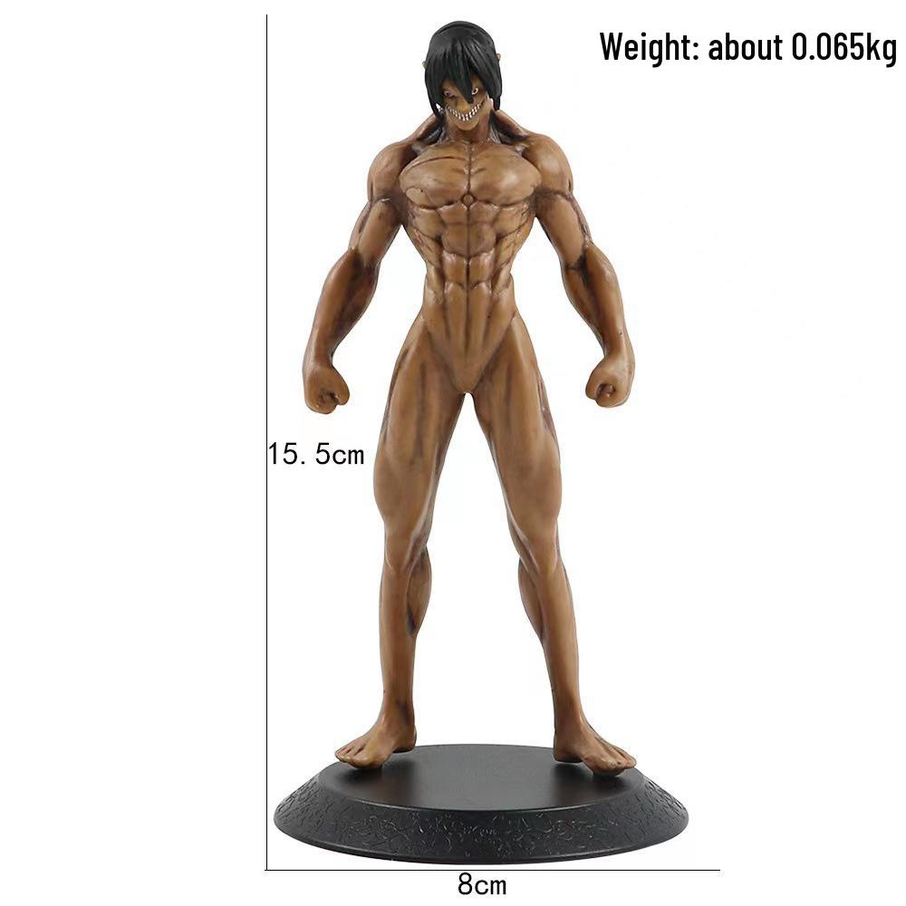 Фигурка Эрена в позе на коленях - Звериный Титан - Настольное украшение Атака Титанов