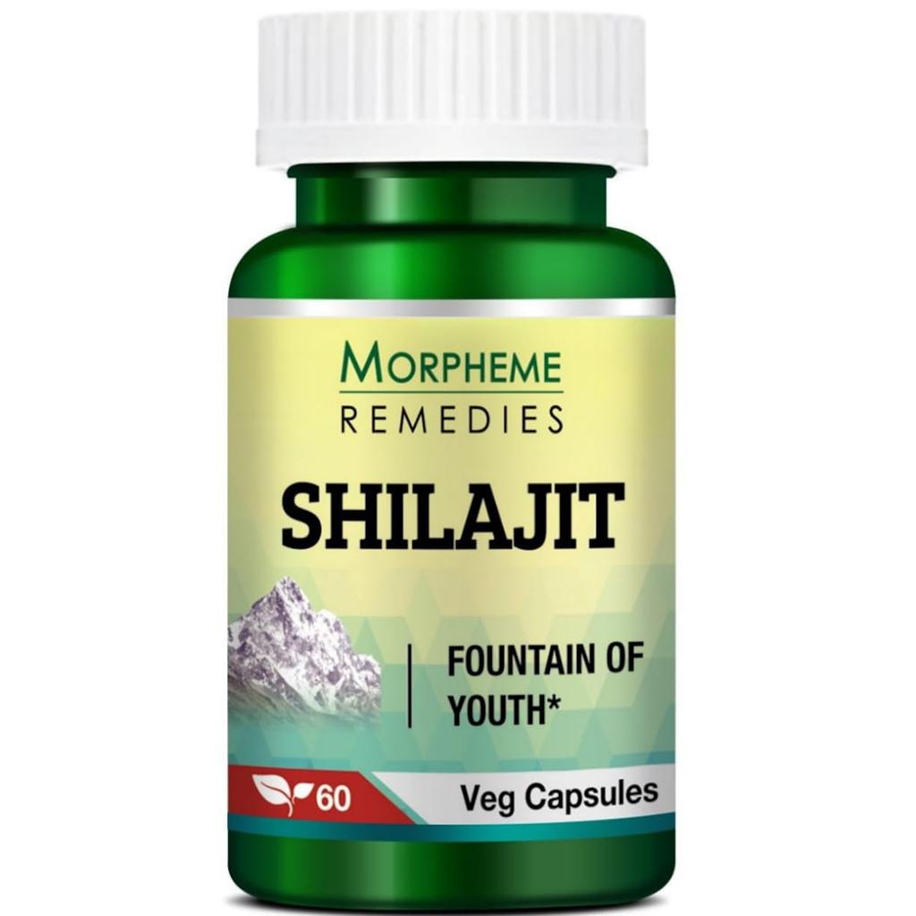Morpheme Remedies Shilajit 500 mg - 60 Veg Capsules