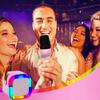 Zestaw Do Karaoke 2X Mikrofon Bezprzewodowy Przenośny Bluetooth Głośnik Rgb
