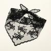 Fashion Lace Hairscarf Women Retro Triangle Hair Bands Vintage Triangular Headscarf Girls Elegant Headwear Hair Accessories